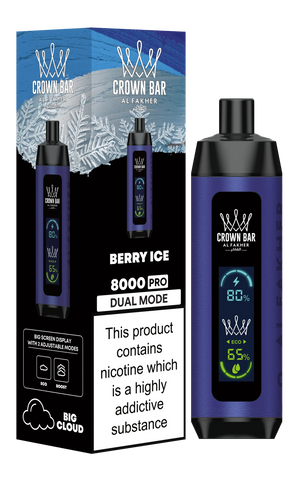Al Fakher Crown Bar Big Cloud Pro / Crystal 18ML アルファーヘル クラウンバー