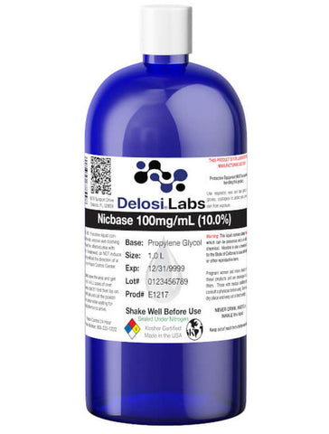 Delosi®︎ Labs ノンフレーバー ニコチン 100mg 大容量120ml | Ecigar4jp .